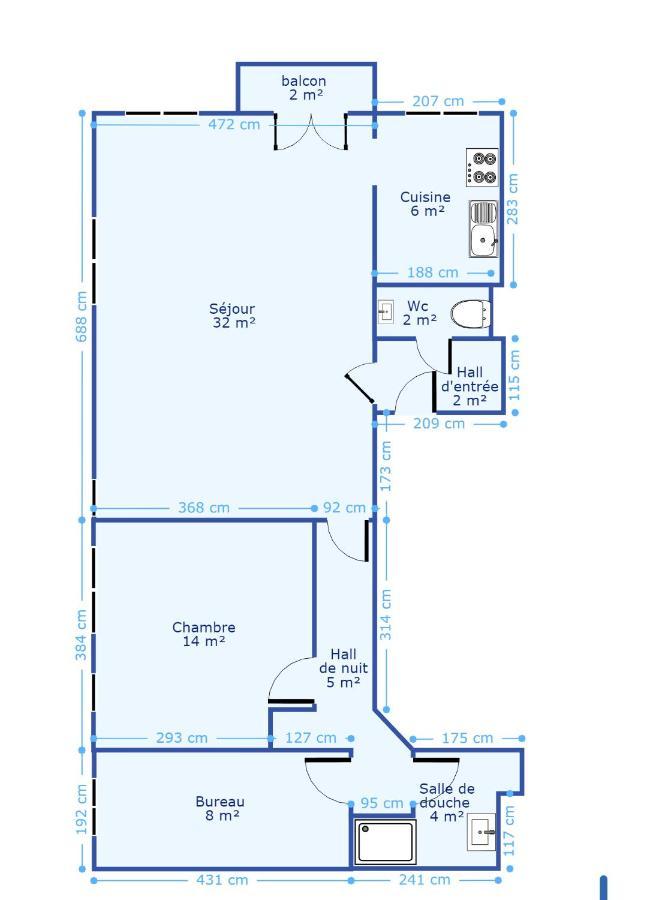 לייז' The 99, Appartement Sauna & Parking מראה חיצוני תמונה